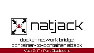 NatJack: Docker Network Bridge Victim IP + Port Disclosure