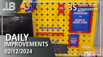 3s and Lean Improvements 2nd December