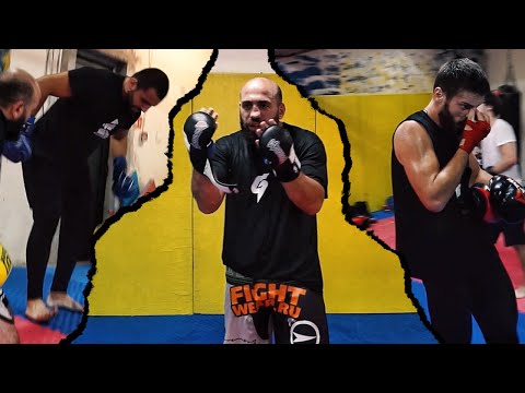 გატეხილი ცხვირი, გადაბრუნებული კოჭი - პროფესიონალი მებრძოლების სპარინგები