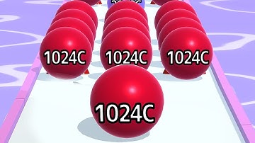 MAX LEVEL Ball Run 2048🏆🍀💥: All Levels Gameplay Walkthrough Android ,iOS NEW UPDATE #gameplay