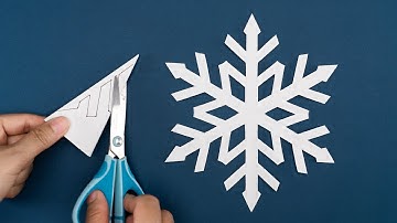 Easy Paper Snowflakes - How to make Snowflakes out of paper - Christmas Decorations