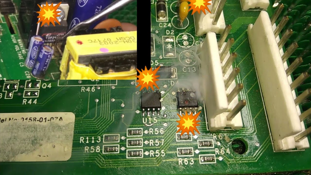 Плата управления GENERAL ELECTRIC PROFILE сгорела, не включается — диагностика и ремонт