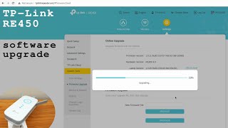 TP-Link RE450 Wi-Fi Extender • Firmware upgrade