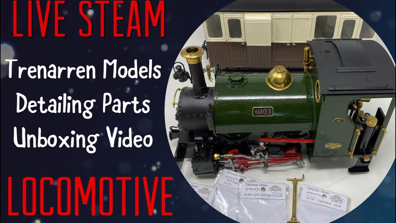 Trenarren Models cast brass detailing for Harold the locomotive