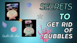 You can have Bubble Free without machines! Under the Sea Part 1