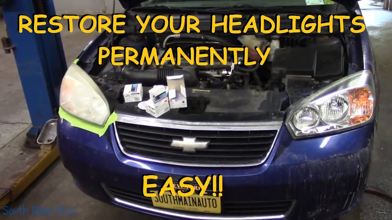 How to Restore Headlights PERMANENTLY 