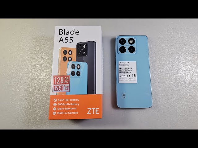 ОБЗОР ZTE Blade A55 4/128GB - YouTube