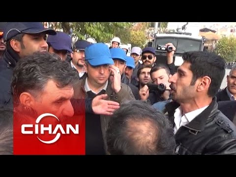 Polis müdürü ile tartışan DBP İl Başkanı: Ben Validen üstünüm