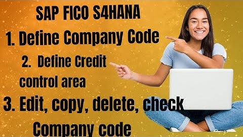 SAP FICO CLASS 2 | Define company | Define Credit control area | Edit copy delete check Company code