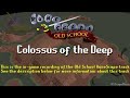 Old school runescape soundtrack colossus of the deep
