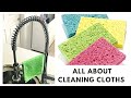 How to use & wash different types of cleaning cloths | Microfiber cloth, sponge, wipes, tea towels