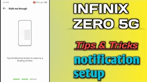 INFINIX ⚫ ZERO 5G 📱 phone setting setup 👉lightning multi window