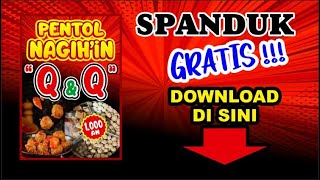 DESAIN BANNER | SPANDUK PENTOL TERBARU | KEREN CORELDRAW GRATIS