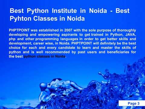 best python training in Noida