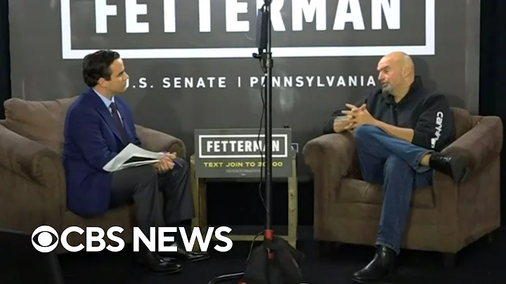 Pennsylvania Senate candidate John Fetterman speaks about health concerns
