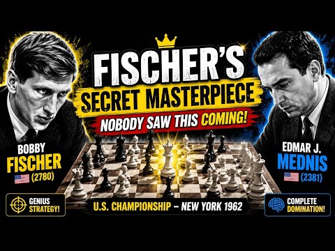 🔥 Bobby Fischer HUMILIATED Edmar Mednis! A Hidden Chess Masterpiece