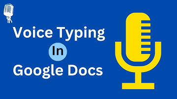 Voice typing in google docs (Easy way to type fast!) |speech to text google docs
