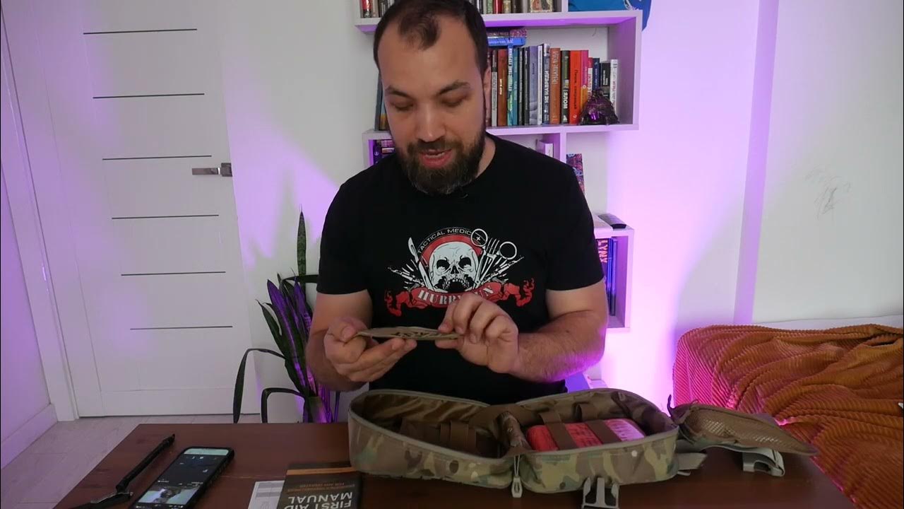 Обзор индивидуального аптечного подсумка от Рино Рескью. - YouTube