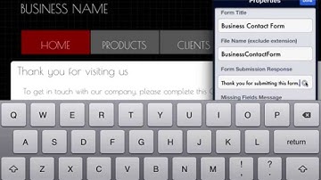 Customize form submission response message