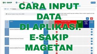 Cara Input Data di Aplikasi E-SAKIP Magetan screenshot 5