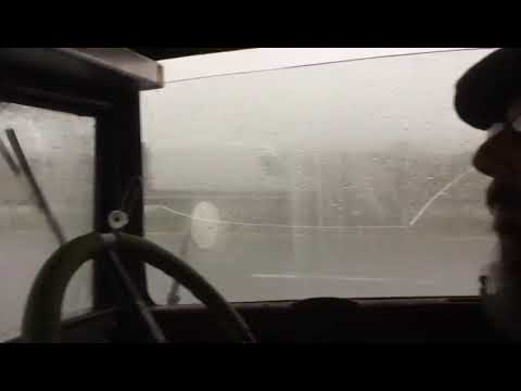 Model A Ford Hot Rod In The Rain