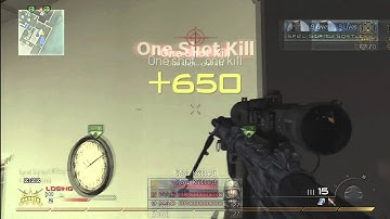 MW2 No Scope Across Highrise