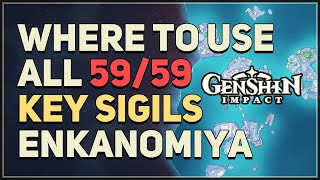 Where to use All Key Sigils Genshin Impact (Enkanomiya Seal Locks)