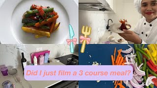 UNISA FOO1602 Food Preparation Practical - Three course meal 