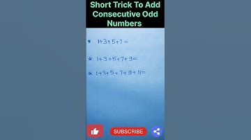 Short Trick To Add Consecutive Odd Numbers # विषम संख्या का योग # #mathsbyraj #mathstricks #shorts