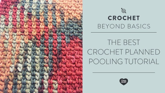 Planned Colour Pooling Tutorial: how to crochet a beanie with 1