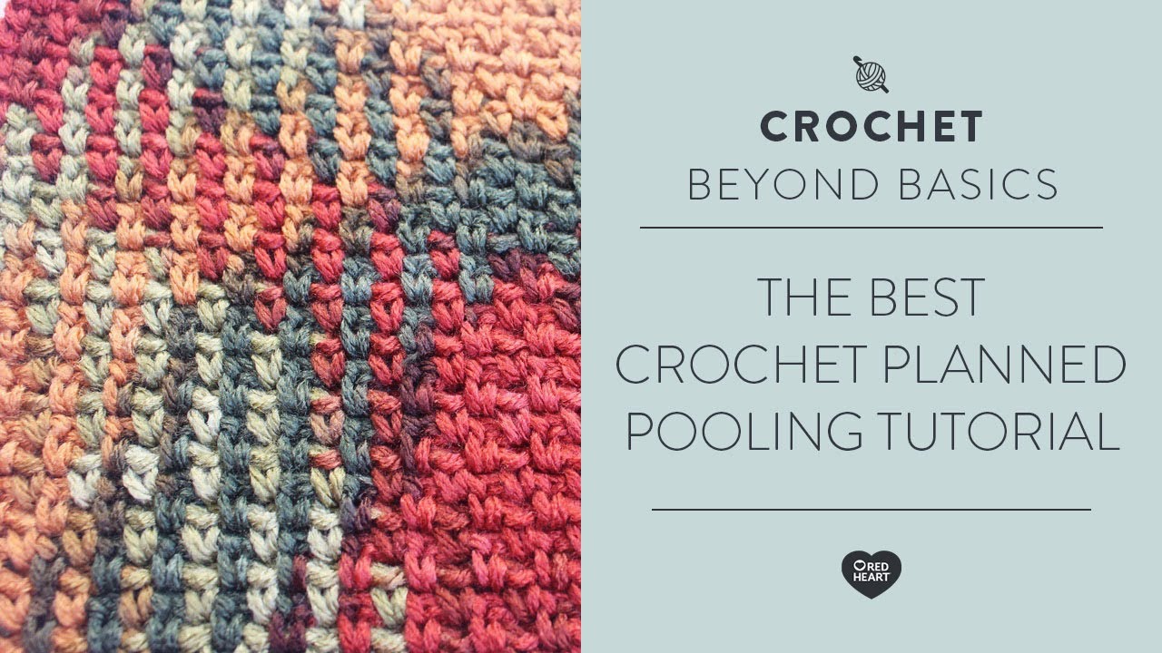 Crochet Planned Pooling Made Easy with Moss Stitch *New Yarn by