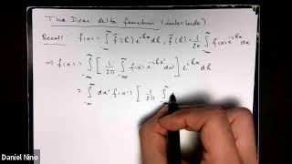 5.5 The Dirac delta function