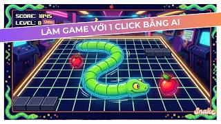 Lập trình Game bằng 1 Click trong Unity bằng AI