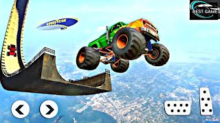 Impossible Vertical Ramp Truck Simulator 3D - Car Stunts Mega Tracks Racing - Android GamePlay #2 screenshot 3