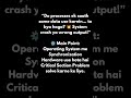 #OperatingSystem #Synchronization #OSConcepts #ComputerScience #Shorts #LearnCoding #TechShorts