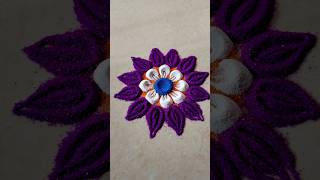 Easy rangoli for beginners|simple rangoli #shorts #rangoli #rangolidesigns #ytshorts #simple