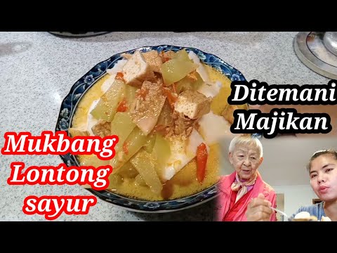 Lontong kesukaan ⁉️Hujan Hujan Mukbang Lontong Sayur Mantap