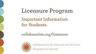 CES Licensure Important Information for Students
