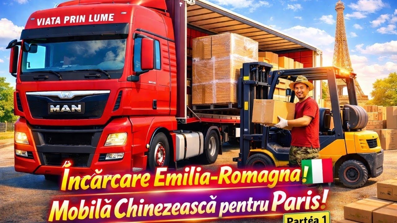 Emilia-Romagna: Încărcăm mobilă chinezească pentru Franța