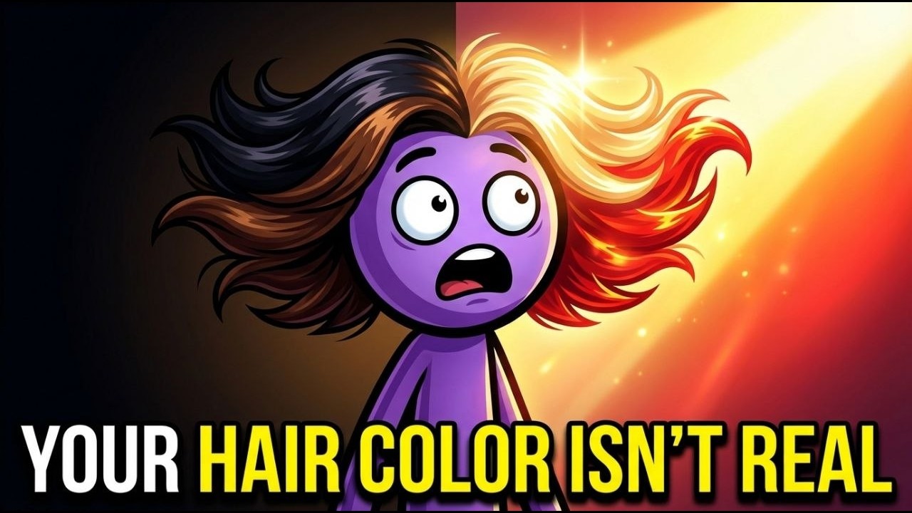 Why Hair Color Isn’t What You Think 🎨The Hidden Science Behind Black, Blonde & Red Hair