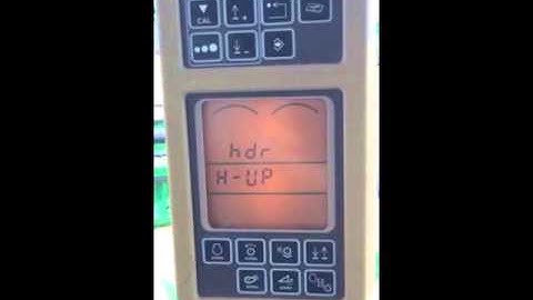 Header Calibration for a John Deere 60 Series