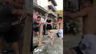 A Rural Kung Fu Boy Has Been Practicing Leg Skills For 20 Years#Shorts