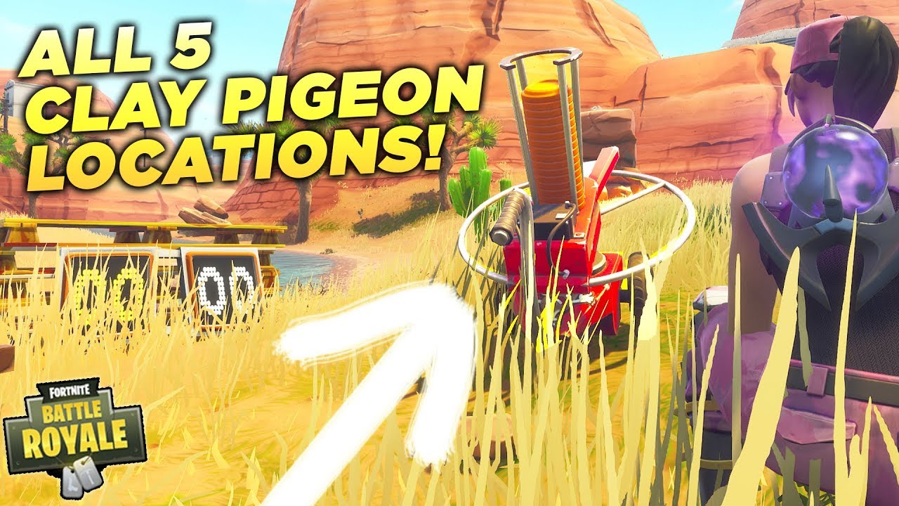 Fortnite Clay Pigeon Locations - Shoot a Clay Pigeon at Different Locations ...