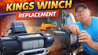 Kings winch repair that turns into replacing, 4wd, touring, overland.