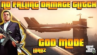 GTA 5 Online: HOW TO GET NO FALLING DAMAGE GLITCH AFTER PATCH 1.08! (GTA 5 ONLINE GODMODE GLITCH)