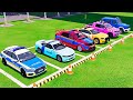 POLICE COLORFULL - TRANSPORTING POLICE CARS, AMBULANCE VEHICLES, FIRE TRUCK WITH TRUCK - FS22 #516