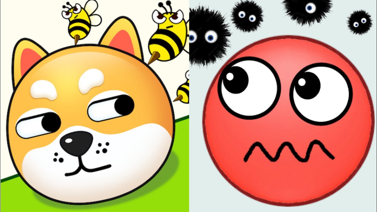 Save The Dog vs Hide Ball Brain Teaser Games - All Levels Gameplay Walkthrough - Satisfying Mobile