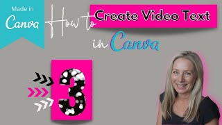 Canva Video Text Effect
