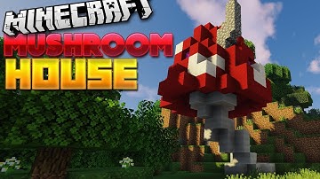 How to Build a Giant Mushroom House in Minecraft! (1.14 Tutorial)