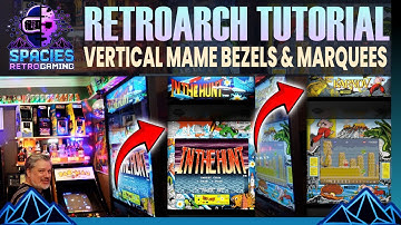 Retroarch tutorial - Vertical MAME Bezels & Marquees #retrogaming #emulation #retroarch #arcadegame